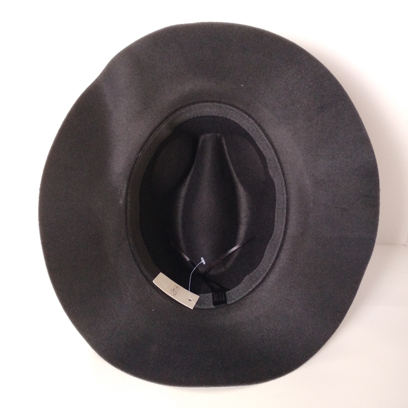 SOLD OUT Women's Black Floppy Brim Fedora Hat- NWT - Picture 6 of 11